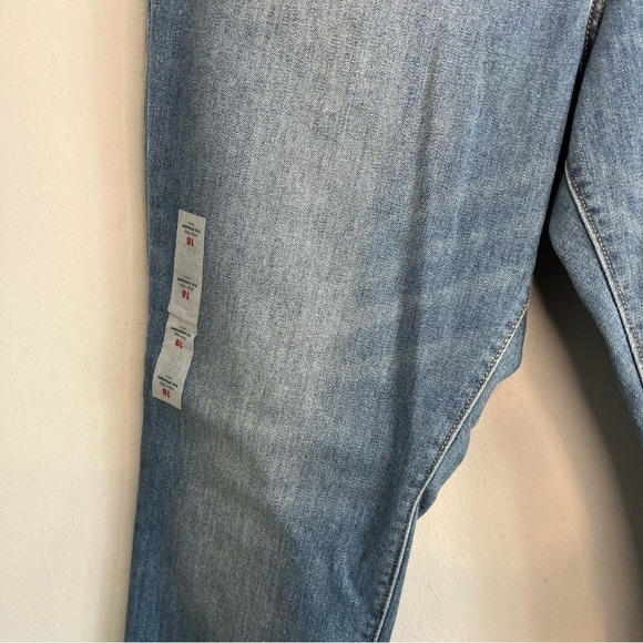 NWT Old Navy High Rise O.G. Straight  Ankle Jeans Plus Size 18 Med Wash - Picture 2 of 10